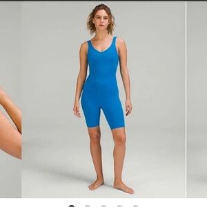 Lululemon Align Bodysuit size 8 Poolside Blue